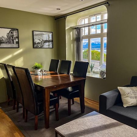 Two-Bedroom City Apartment With Fire Place, Free Parking And Fjordview Terrace - Calm And Central Ålesund Exterior photo